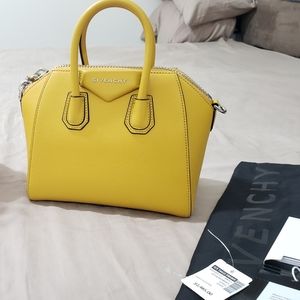 100% Authentic Givenchy Antigona Mini Yellow bag